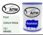 Preview: Ford, Oxford White, YZ / M6466: 500ml Lackdose, von ATW Autoteile West.
